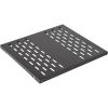 Полка стационарная перфорированная усиленная ПС-45У (450мм*490мм) черная ССД 130411-01339
