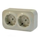  - Legrand Quteo Беж Розетка 2-я с/з с шт (782267)