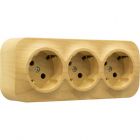  - Legrand Quteo Сосна Розетка 3-я с/з с шт (782288)