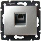  - Legrand Valena Алюминий Розетка ТЛФ 1-ая (770138)