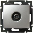  - Legrand DIY Valena Алюм Розетка TV единственная 1,5 дБ (694345)