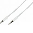  - REXANT Аудио кабель 3,5 мм штекер-штекер 0,5М белый (18-1105)