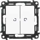 Legrand Valena LIFE DIY Белый выключатель 2-клавишный с подсветкой 10А 250В (752428) - Legrand Valena LIFE DIY Белый выключатель 2-клавишный с подсветкой 10А 250В (752428)