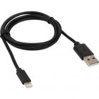  - REXANT USB кабель для iPhone 5/6/7 моделей шнур 1М черный (18-1122)