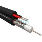  - ELETEC Кабель комбинированный RG59 ССА+2x0.75 мм2 75 Ом, плоский, черный, 200 м (04-265)