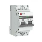  - Выключатель автоматический модульный 2п C 6А 4.5кА ВА 47-63 PROxima EKF mcb4763-2-06C-pro
