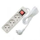  - Удлинитель 3х1.5м с заземл. 10А IP20 2.2кВт с выкл. Союз 481S-7301