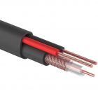  - ELETEC Кабель комбинированный RG-59 MICRO+2x0.75 мм2 75 Ом, черный, 100 м (04-605)