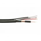  - ELETEC Кабель комбинированный RG59 B/U+2x0.75 мм275 Ом, Outdoor, с тросом, 200 м (04-525)