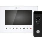  - Комплект видеодомофона Optimus VMH-7.1 (w) + DSH-1080 (черный)_v.1