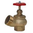  - НПО Пульс Клапан диам.51 мм,латунь, угловой 125°  КПЛ 50-1 муфта-цапка 105036