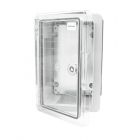  - Корпус пластиковый ЩМПп с прозрачной дверцей и монтажной панелью 300х200х130мм, АБС, УХЛ1, IP65 REXANT (11-0410)