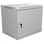  - Шкаф настенный 19" 6U 600×600×370мм (ШxГxВ) - передняя дверь металл, боковые стенки съемные (разобранный), RAL 7035 REXANT PRO (04-2230)
