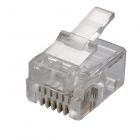  - SUPRLAN Коннекторы 6P6C (RJ-11) уп. 100шт 10-0228