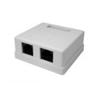  - SUPRLAN Компьютерная розетка 8P8C (RJ-45), UTP, 5e, 2 порта 10-0309