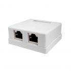 SUPRLAN Компьютерная розетка 8P8C (RJ-45), FTP, 5e, 2 порта 10-0308 - SUPRLAN Компьютерная розетка 8P8C (RJ-45), FTP, 5e, 2 порта 10-0308