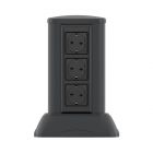  - ДКС 19523 Миниколонна алюминиевая, 0.25м, цвет чёрный