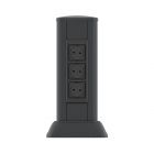  - ДКС 19533 Миниколонна алюминиевая, 0.35м, цвет чёрный