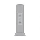  - ДКС 19554 Алюминиевая колонна 0.5 м, цвет темно-серебристый металлик