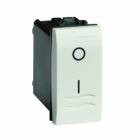 ДКС 75121SL Двухполюсный выключатель с подсветкой, слоновая кость, 1мод. - ДКС 75121SL Двухполюсный выключатель с подсветкой, слоновая кость, 1мод.