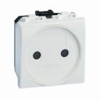 ДКС 75483S Электрическая розетка, без заземления, со шторками, слон. кость, 2мод. - ДКС 75483S Электрическая розетка, без заземления, со шторками, слон. кость, 2мод.