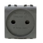 ДКС 77483N Электрическая розетка, без заземления, со шторками, черная, 2 мод. - ДКС 77483N Электрическая розетка, без заземления, со шторками, черная, 2 мод.