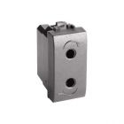 ДКС 77491N Электрическая розетка, черная, 1мод. - ДКС 77491N Электрическая розетка, черная, 1мод.