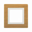  - ДКС 4400842 Рамка из натурального дерева 1 пост (2 мод.), Avanti, беленый дуб