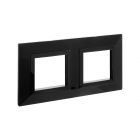  - ДКС 4402854 Рамка из металла 2 поста (4 мод.), Avanti, черная