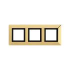  - ДКС 4408856 Рамка из металла 3 поста (6 мод.), Avanti, золотая