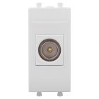  - ДКС 4400501 Розетка TV одиночная модульная, Avanti, белое облако, 1 модуль