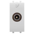 ДКС 4400511 Розетка TV проходная модульная, Avanti, белое облако, 1 модуль - ДКС 4400511 Розетка TV проходная модульная, Avanti, белое облако, 1 модуль