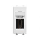 ДКС 4400251 HDMI розетка модульная, тип А-А, Avanti, белое облако, 1 модуль - ДКС 4400251 HDMI розетка модульная, тип А-А, Avanti, белое облако, 1 модуль