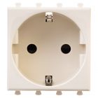 ДКС 4405002 Розетка модульная, 2P+E, с з/ш, Avanti, ванильная дымка, 2 модуля - ДКС 4405002 Розетка модульная, 2P+E, с з/ш, Avanti, ванильная дымка, 2 модуля