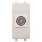  - ДКС 4405501 Розетка TV одиночная модульная, Avanti, ванильная дымка, 1 модуль