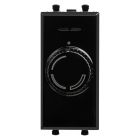 ДКС 4402131 Диммер поворотный модульный, Avanti, черный квадрат, 1 модуль - ДКС 4402131 Диммер поворотный модульный, Avanti, черный квадрат, 1 модуль