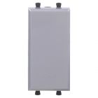  - ДКС 4404101 Выключатель модульный, Avanti, закаленная сталь, 1 модуль