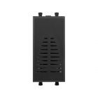  - ДКС 4412191 Звонок модульный, Avanti, черный матовый, 1 модуль