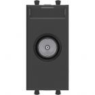  - ДКС 4412521 Розетка TV оконечная модульная, Avanti, черный матовый, 1 модуль