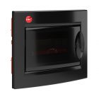 ДКС RB08B4TBD Щиток встраиваемый с дверцей 8 мод.,IP41, черный, с клеммным блоком 63А - ДКС RB08B4TBD Щиток встраиваемый с дверцей 8 мод.,IP41, черный, с клеммным блоком 63А