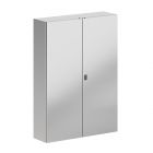  - ДКС R5STH1413F-304 Корпус навесной STH с М/П двухдверный из нержавеющей cтали AISI304 ВxШxГ 1400x1000x300 мм, с фланцем, IP55
