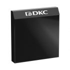  - ДКС R5RK08B Защитная панель IP56, листовая сталь RAL9005, для вентиляторов и решеток 112x112 мм