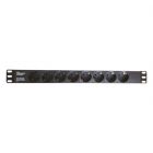 ДКС R519SH8 Блок распределения питания (PDU) 19" 16A, Вых:8 Schuko, Вх:Schuko - ДКС R519SH8 Блок распределения питания (PDU) 19" 16A, Вых:8 Schuko, Вх:Schuko