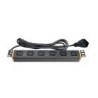 - ДКС R519C146 Блок распределения питания (PDU) 19" 16A, Вых:6 х C19, Вх:C20 х 2м