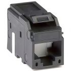  - ДКС RNK6AUBK Модуль  Keystone RJ45 CAT6A неэкранированный(UTP), черный (форм-фактор МС)