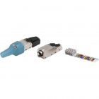  - ДКС RN6ARJ45FJ Коннектор полевого монтажа (Tool Less) 8P8C CAT 6A экранированный
