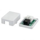  - ДКС RNW5E1WH Универсальная розетка CAT5E Keystone, 1 порт