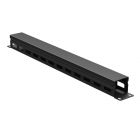  - ДКС R5CP1941HEB Организатор кабельный с крыш/отв 19" 1U, 40 мм RAL9005