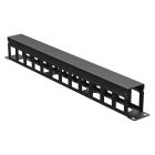  - ДКС R5CPF1961HEB Организатор кабельный с крыш/отв 19" 1U, 60 мм RAL9005