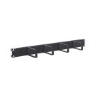  - ДКС R5PC191HEB Организатор кабельный 4 кольца, 19" 1U, RAL9005